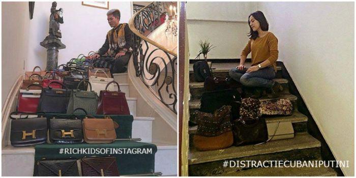 #distractiecubaniputini sau cum râd tinerii români de "copiii de bani gata" de pe Instagram. Imaginile fac înconjurul lumii 294895