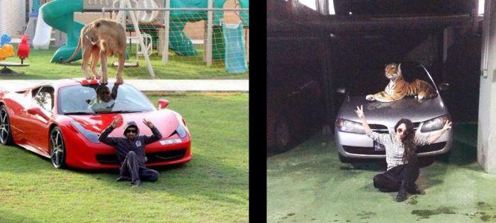 #distractiecubaniputini sau cum râd tinerii români de "copiii de bani gata" de pe Instagram. Imaginile fac înconjurul lumii 294896