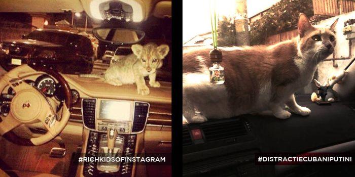 #distractiecubaniputini sau cum râd tinerii români de "copiii de bani gata" de pe Instagram. Imaginile fac înconjurul lumii 294899