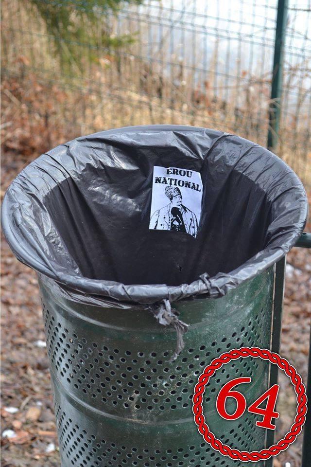 Avram Iancu şi drapelul României, puşi de extremiştii maghiari în COŞUL DE GUNOI  296516