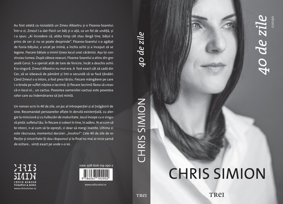 Chris Simion lansează romanul &quot;40 de zile&quot; în cadrul unui turneu inedit