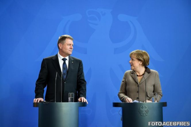 Preşedintele Klaus Iohannis, întâlnire crucială cu Angela Merkel. &quot;România se bucură de susţinerea Germaniei&quot;