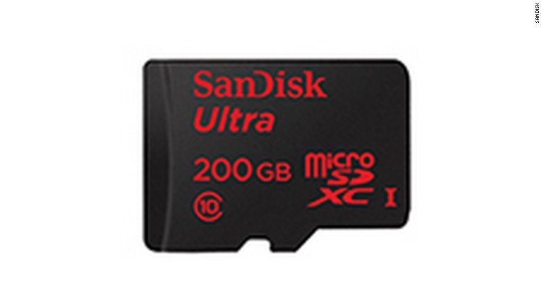SanDisk va oferi un card de memorie cu o capacitate de 200 de GB
