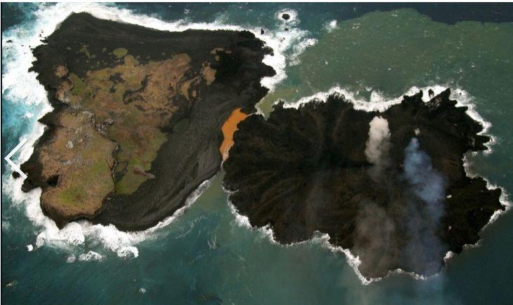Se schimbă harta lumii. O nouă INSULĂ a apărut din apele Oceanului şi creşte pe zi ce trece 297334