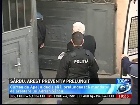 Adrian Sârbu stays in arrest. The Mediafax owner, accused of instigation to tax evasion worth 4 million euros