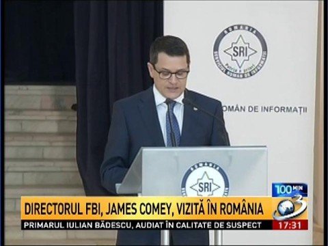 FBI Director visit to Romania. James Comey: Cybercrime is a priority for the FBI
