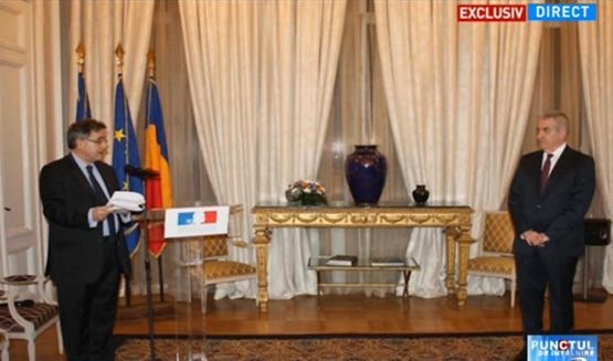 Punctul de Întâlnire: Călin Popescu-Tăriceanu, despre Ordinul Legiunii de Onoare în grad de Cavaler primit de la statul francez