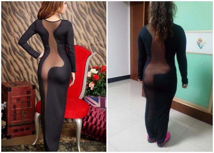 Şi-a comandat de pe internet această ROCHIE, dar a avut un şoc atunci când i-a venit coletul acasă. "Arăta ORIBIL" 298882