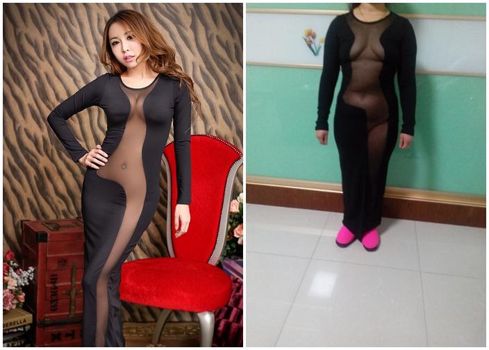 Şi-a comandat de pe internet această ROCHIE, dar a avut un şoc atunci când i-a venit coletul acasă. "Arăta ORIBIL" 298883