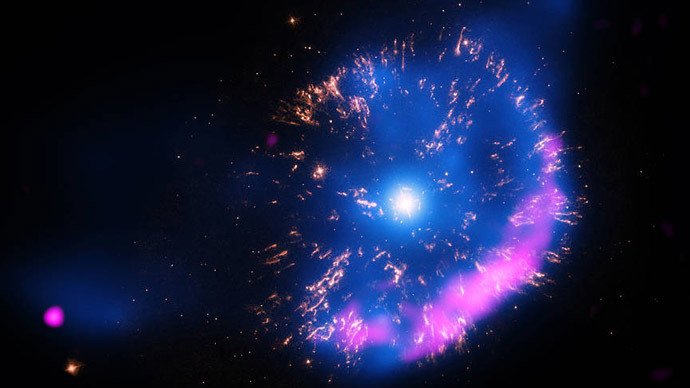 NASA a publicat o poză cu &quot;artificii de la o stea care a explodat în urmă cu un secol&quot;
