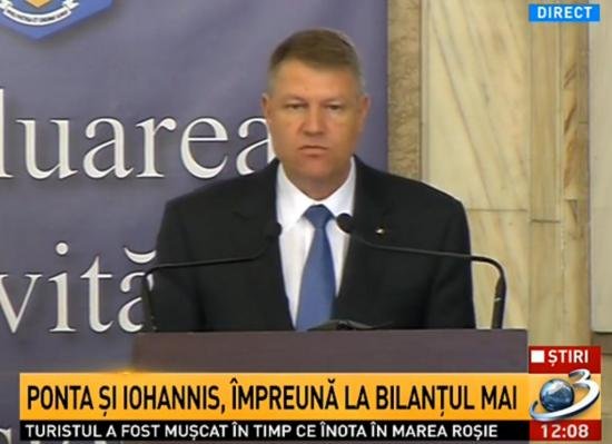 Iohannis at the annual report presentation of the Minister of Internal Affairs: Nobody is above the law