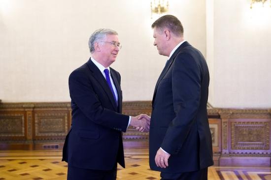 Iohannis – Fallon meeting: Romanian-British military exercises will become a regular practice