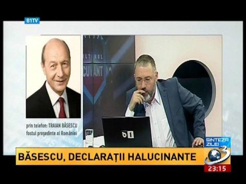 Traian Băsescu, hallucinating statements. What he says about his intervention in the ALRO case