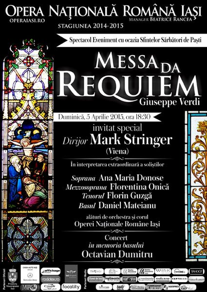 Messa da Requiem de Giuseppe Verdi, la Opera Naţională Română Iaşi