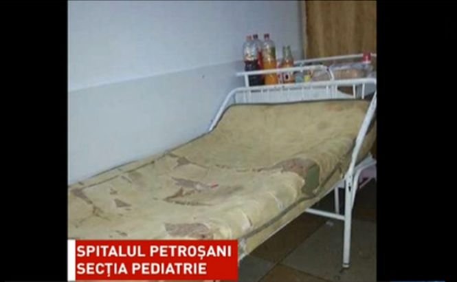 Spitalele din România. Cum arată secţia unde se tratează copii, la spitalul din Petroşani