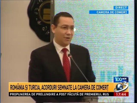Victor Ponta: It is a historic moment in the relationship Romania - Turkey