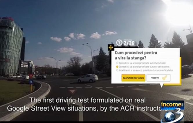 Premieră mondială. ACR lansează primele teste auto pe Google Street View