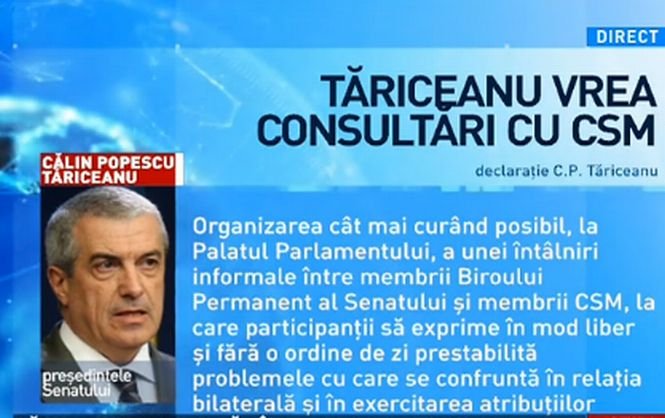 Călin Popescu Tăriceanu cere consultări în cazul votului pentru Dan Şova