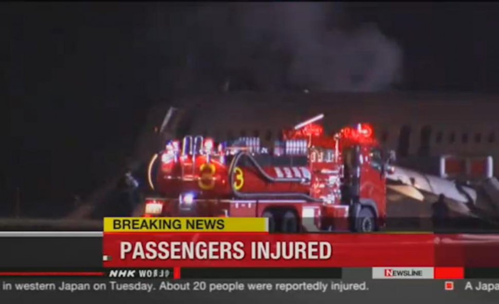 Cel puţin 20 de răniţi după ieşirea de pe pistă a unui avion de pasageri