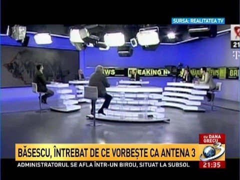 Traian Băsescu, a new attack against Antena 3: An anti-national channel