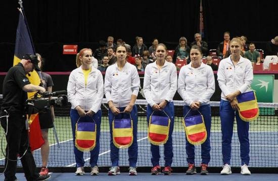 Romania wins over Canada at Fed Cup