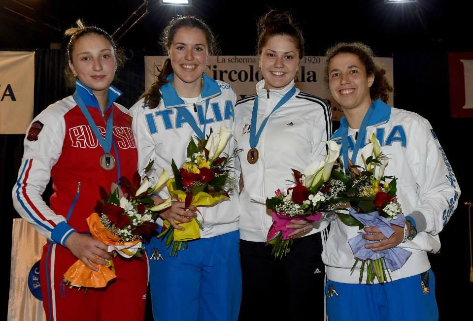 Amalia Tătăran medaliată cu bronz la spadă feminin individual, la CE under 23