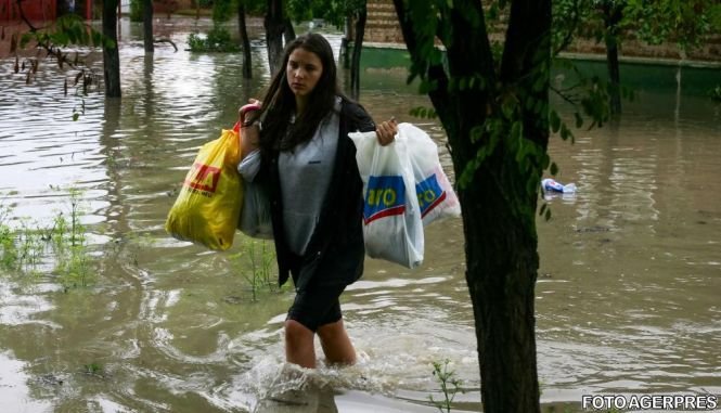 Cod galben de inundaţii în Cluj, Sălaj şi Maramureş