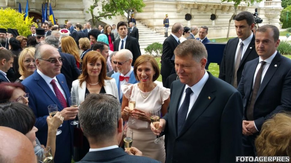 Europe Day celebrated at Cotroceni. Traian Basescu, absent from the event