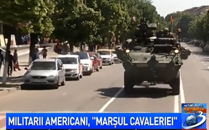 MARŞUL CAVALERIEI: Peste 400 de militari americani, cu tancuri de la Constanţa la Braşov 