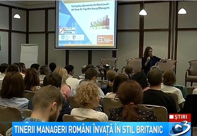 Tinerii manageri români învăţă în stil britanic