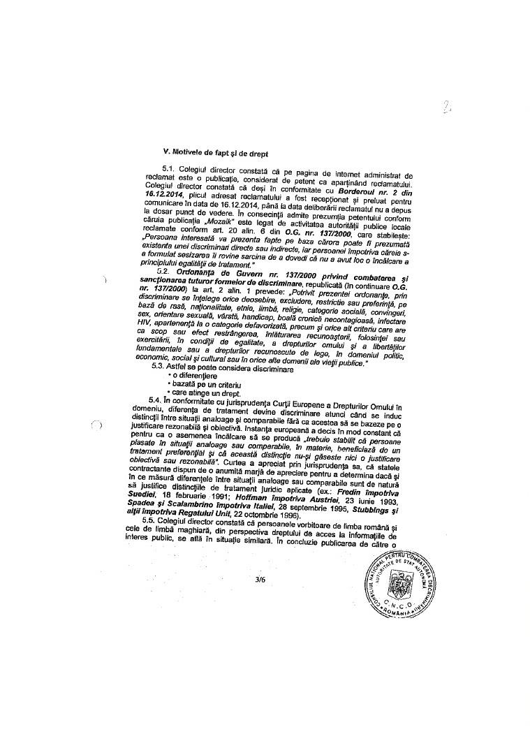 Primar UDMR-ist, amendat pentru DISCRIMINAREA românilor  307499