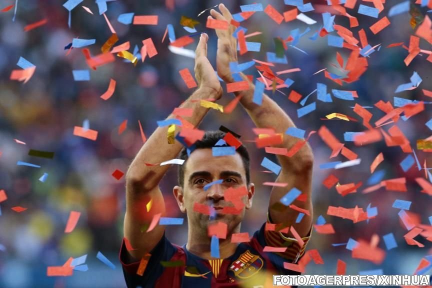 Xavi a confirmat: pleacă în Qatar, după 24 de ani petrecuţi la Barcelona