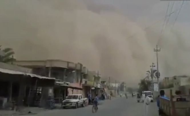 Furtună violentă de nisip în Irak. VIDEO