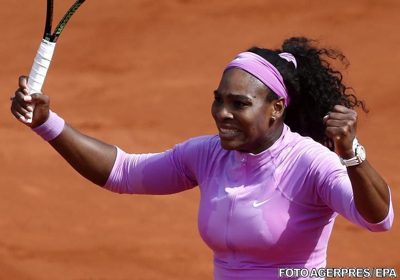 Serena Williams şi Sara Errani s-au calificat în sferturi la Roland Garros şi vor fi adversare