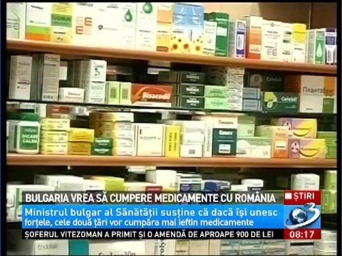 Bulgaria proposes Romania to buy drugs together. What will happen with their price