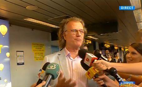 André Rieu a ajuns în România: Abia aştept să mă întâlnesc cu publicul. Am pregătit ceva special, o surpriză