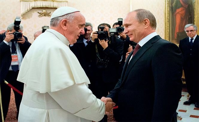 Papa Francisc îl va primi la Vatican pe preşedintele Rusiei, Vladimir Putin