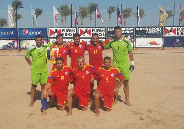 România a terminat pe locul 4 turneul de fotbal pe plajă din Egipt