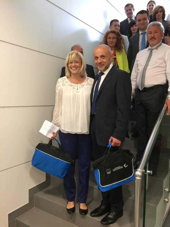 Corina Creţu, vizită oficială în Bulgaria: Acest proiect va contribui la cooperarea eficientă dintre Bulgaria şi România  310311