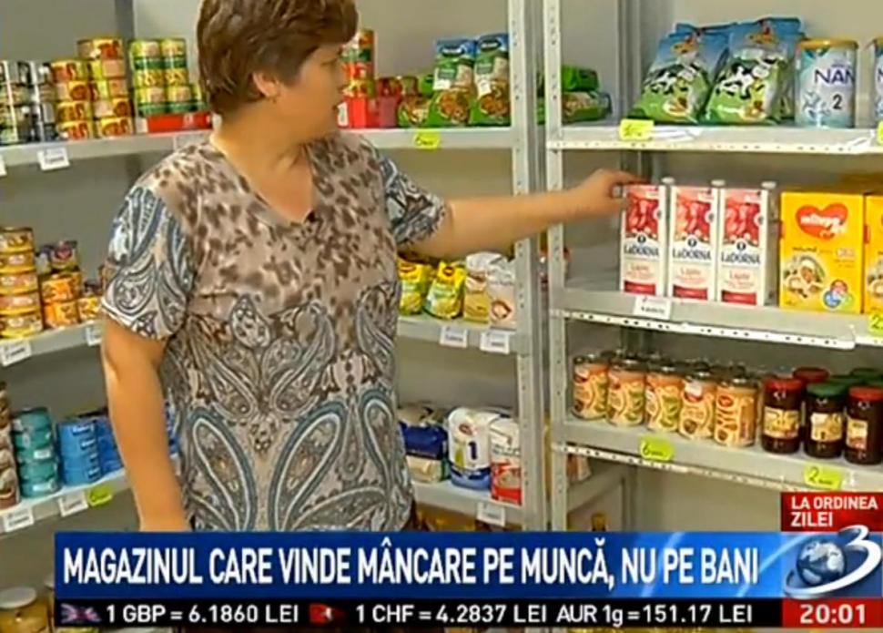 România în care se poate. Magazinul care vinde mâncare pe muncă, nu pe bani 