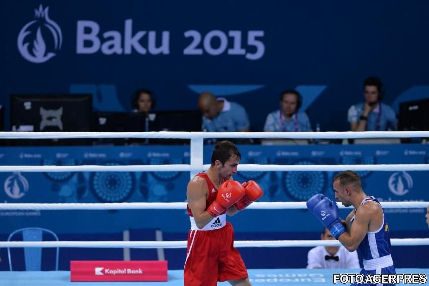 Baku: Boxerul Răzvan Andreiana, învins în optimile categoriei 56 kg