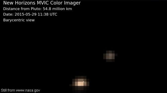 Cele mai recente imagini cu planeta Pluton şi satelitul Charon