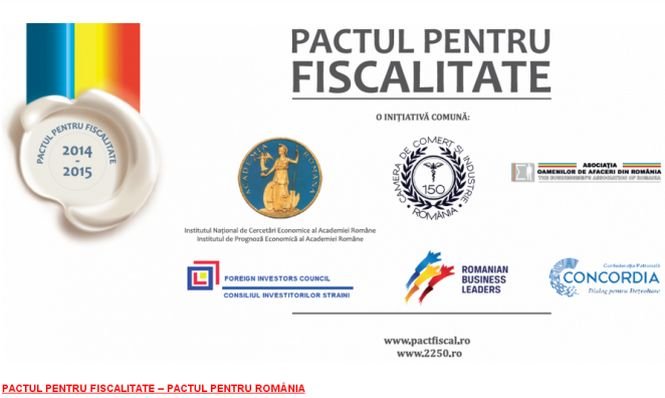 Fiscalitatea nu trebuie să aibă culoare politică. Academia Română şi Camera de Comerţ cer românilor să semneze Pactul pentru fiscalitate