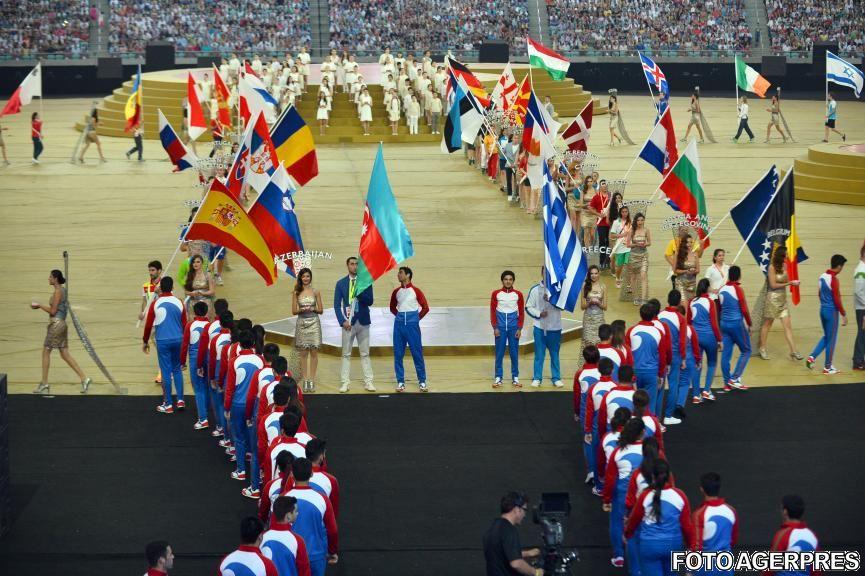 GALERIE FOTO. Ceremonie impresionantă la Baku, la finalul Jocurilor Europene din acest an 312197