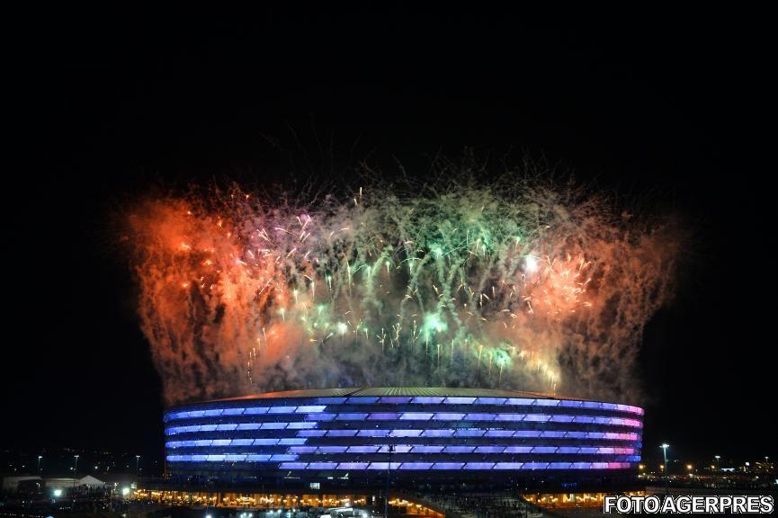 GALERIE FOTO. Ceremonie impresionantă la Baku, la finalul Jocurilor Europene din acest an 312198