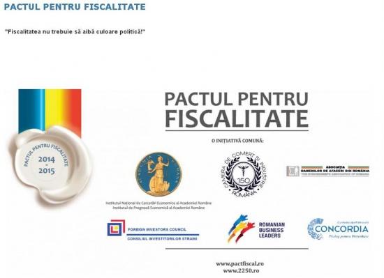 Income: Pactul pentru Fiscalitate! O primă pagină a Pactului pentru România Bunăstării!