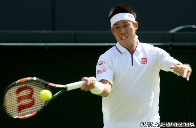 Jucătorul Kei Nishikori s-a retras de la turneul de la Wimbledon din cauza unei probleme de sănătate