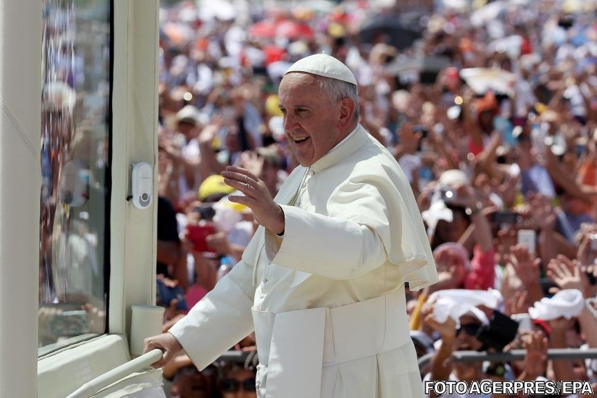 Papa Francisc a celebrat prima sa Sfântă Liturghie în turneul său prin America de Sud