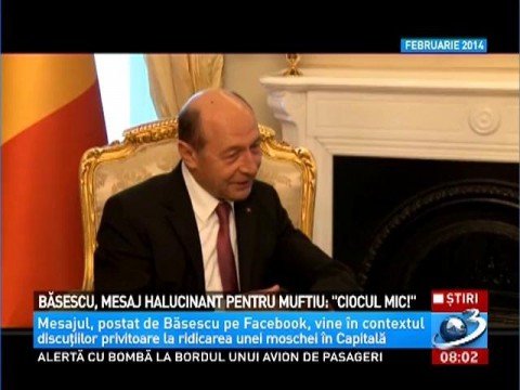 Basescu’s delirium. The former president ATTACKS the Mufti of the Muslim Cult in Romania