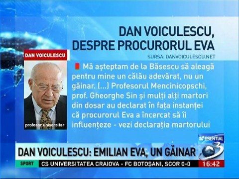 Dan Voiculescu: I expected Băsescu to pick for me a true executioner, not a sneak-thief